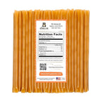 The Honey Jar Peach Flavored Honey Sticks - Pure Honey Straws For Tea, Coffee, or a Healthy Treat - One Teaspoon of Flavored Honey Per Stick - Made In The USA with Real Honey - (100 Count)