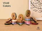 Vitalizart 3/8" x 30Yd Organza Ribbon Black Sheer Ribbons Set 10 Yd x 3 Rolls Handmade Eco-Friendly for Gift Wrapping Christmas Tree Crafts Bows Wedding Invitations Wreaths Wrap