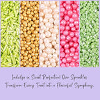 Confect Fusion Mashup Sprinkles FM Multipack 28 100 GMS for Cake Cupcake Décor, Multicolor