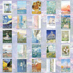 Vintage Oil Painting Scrapbook Sticker, Journaling Supplies for Junk Journal, 500+ Scrapbooking Washi Stickers & 25 Ephemera Papers Art Scrapbook Supplies for Adults Teens Women Girls Junk Journal