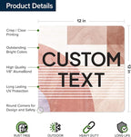 Custom Sign, Custom Street Sign, 11 Font Colors, 13 Font Styles, 4 Hole Options, 22 Sizes, 12x12 Inches, Rust Free DiBound, Fade Resistant, Made in USA by My Sign Center (Mid-Century Modern 1)