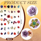 XunYee 6 Pcs 35.4 ft Flower Garlands Hanging Wildflower Backdrop Decoration Artificial Floral Garlands Fake Flower Vines Faux Silk Decor for Halloween Fall Wedding Garden Wall Arch (Autumn)