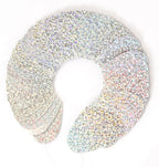 Iridescent Disco-Holographic Party-Decorations Heart Streamers-Garland - 52ft Glitter Dance Hanging Paper Banner, Wedding Bachelorette Birthday Euphoria Galentines Decor Hugfond