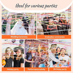 No Mess Streamers 50pack, Colorful Confetti Poppers,Hand Throw Party Poppers No Mess for Birthday, Graduation, Wedding Send Off, Engagement Party Favors（Colorful 50Pack）