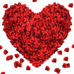 2000Pcs Rose Petals, Artificial Flower Petals Fake Rose Petals for Romantic Night,Wedding,Proposal Anniversary Flower Decorations (Big Red Dot Black, 2000pcs)