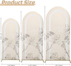 Wedding Arch Cover 7.2FT 6.6FT 6FT Spandex Arch Backdrop Cover Stretchy Backdrop for Wedding Birthday Party Decoration Baby Shower