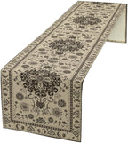 Boho Vintage Elegant Table Runner Farmhouse for Home Farmhouse Kitchen Table Dining Coffee Room Garden Party Wedding Decor 13x108in