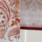 Maison d' Hermine Table Runner 100% Cotton Single Layer Table Runners 108 inches Long for Thanksgiving Christmas Decorations Home Kitchen Dining Party Wedding (Orient, 14.5" x 108")