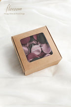 Floroom 300pcs Rose Petals Black Burgundy Faux Silk Flower Petals for Wedding Flower Girl Basket Aisle Scatter Dinner Table Centerpieces Party Confetti Bridal Shower Romantic Night Decoration