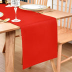 Farmhouse Red Table Runner Dining Table Runners 60 Inches Long Coffee Table Runner for Dresser Living Room Bedroom Holiday Party Banquet 12X60 Inch