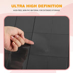 20-Pocket Card Binder, Trading Card Binder Holds 2000 Cards, Premium Zippered Trading Card Album Compatible with TCG, Game & Sports Cards (Ivory White)