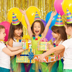 10 Pack Gold Backdrop Curtain 3.2ft x 8.2ft Metallic Tinsel Foil Fringe Curtains Photo Booth Background for Birthday Party Decoration Baby Shower Engagement Wedding Christmas Decoration (Gold)