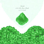 1000 Pieces Artificial Silk Rose Petals Flower Decoration Wedding Party (Light Green)
