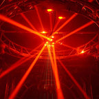 Moving Head DJ Light 16LEDs Rotating Beam Lights Stage Light DJ Lighting Led Pinspot Lights Uplighting Ligh-ts Sound Activated Dmx512 Light for DJ KTV Disco Party Wedding Concert Festival