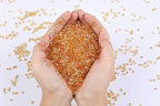 Gintoaira 10000 pcs/Pack Wedding Table Scatter Confetti Crystals Acrylic Diamonds Vase Fillers 4.5 mm Rhinestones for Wedding, Bridal Shower, Vase Beads Decorations (Champagne)