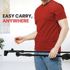Pyle Universal Tripod Microphone Stand - Knob Boom Extends Up to 31'', Strong and Lightweight Tubing, 3.5'' x 38'' -inches, Lightweight and Collapsible Mic Stand