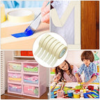 Masking Tape Bulk General Purpose Masking Painting Tape 55 Yards for Painting Home Office School Stationery Arts Crafts Basic Use, Easy Removal(72 Rolls,0.8 Inch)