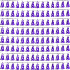 8P Purple Foil Fringe Metallic Tassel Streamers Banner Tassel Garland for Parade Floats, Bachelorette, Wedding, Birthday, Halloween, Christmas, Bridal/Baby Shower Party Decorations