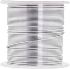 Mandala Crafts 22 Gauge Anodized Aluminum Craft Wire for Jewelry Making - 450 FT Colored Flexible Assorted Wire - Bendable for Bonsai Armature Crafting Sculpting