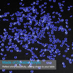 PATIKIL 10000 Pcs Wedding Table Scatter Confetti Crystals 4.5 mm Acrylic Diamonds Vase Fillers Gems for Table Centerpiece Decorations Party Vase Beads, Sapphire Blue