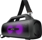 EarFun UBOOM X Portable Bluetooth Speaker, 80W Stereo with JumboBass, IP67 Waterproof Outdoor Speaker, RGB Light, 30H Playtime, Custom EQ, Bluetooth 5.3 Speakers for Outdoor, Camping, Beach