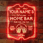 ADVPRO Personalized Your Name Home Bar RGB Dynamic Glam LED Sign - Cut-to-Edge Shape - Smart 3D Decoration - Multicolor Signage st06s64-fnd-p11b-tm-c