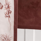 Maison d' Hermine Table Runner 100% Cotton Double Layer Table Runners 72 inches Long for Thanksgiving Christmas Decorations Home Kitchen Dining Party Wedding (Holy Jouy - Brown, 14.5" x 72")