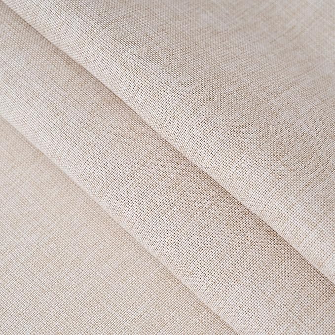NLMUVW Rectangle Linen Tablecloth 84 Inch, Farmhouse Table Cloth Textured Rustic Water Resistant Table Cover for Kitchen Dining Party Coffee, 54 X 84 Inch