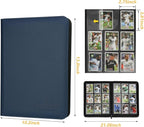 Trading Card Binder, Card Collection Binder Album Folder with 540 Side Loading Pockets, 9 Pocket Trading Card Album Folder for TGC,MTG, Baseball Cards, Yugioh