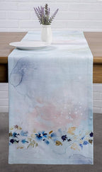 Maison d' Hermine Table Runner 100% Cotton Single Layer Table Runners 108 inches Long Decorative for Home Kitchen Dining Party Wedding Bridal Shower Spring Summer (Lazy Summer Days, 14.50" x 108")