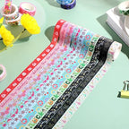 TaoBary 33 Rolls Holiday Plaid Washi Tape, 15 mm Seasonal Washi Tape Set Bohemian Colorful Vintage Cute for Card Wrapping Craft(Festive Style)