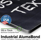 Custom Sign, Custom Street Sign, 11 Font Colors, 13 Font Styles, 4 Hole Options, 22 Sizes, 12x12 Inches, Rust Free DiBound, Fade Resistant, Made in USA by My Sign Center (Chalkboard Black)
