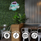 Soda Pop Neon Sign Drink Neon Lights Dimmable Beverage Cup LED Signs for Wall Business Sign Cocktail Neon Light Up Sign for Food Drink Restaurant Dessert Shop Bar Kitchen Decor