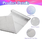 2 Packs 12x108 Inch Disco Table Runner Silver Glitter Foil for Bachelorette & Theme Party Disco Ball Decorations