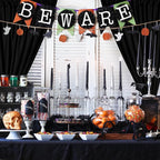DWCN 10x10 FT Black Backdrop Curtains for Parties, Photography Backdrop Drapes with Rod Pockets for Wedding Decorations Stage Birthday Family Gatherings, 2 Panels 5ft x 10ft