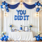10x10 ft White Glitter Backdrop Curtain for Parties, Wrinkle Free Glitter Photo Backdrop Drapes 2 Panels 5x10FT Shimmer Back Drop Cloth for Wedding Birthday Baby Shower Photography Background Decor