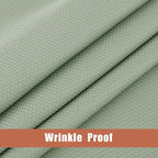 Fitable Textured Table Cloth for Rectangle, 2 Pack - 52 x 70 inch, Sage Green - Waterproof Heavy Duty Fabric Tablecloth for Dinner Party Banquet Event