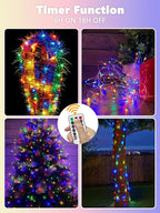 4 Pack Fairy Lights Battery Operated with Remote Control Timer, 26 FT 80 LED String Lights Outdoor Indoor, 8 Mode Twinkle Lights for Christmas Party Wedding Birthday Bedroom Decorations (Multicolor)