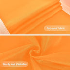 Farmhouse Orange Table Runner Dining Table Runners 48 Inches Long Coffee Table Runner for Dresser Living Room Bedroom Holiday Party Banquet 12X48 Inch