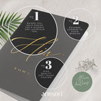 ARTESORI Wedding Vow Book for Her & Him, Soft Touch, Gold Engraving, 28 Lined Pages, Wedding Vow Books His and Hers, Wedding Essentials, Wedding Registry Gifts, His and Hers Gifts [Beige & Black]
