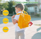 yuzshin 15Pcs Video Game Keychain Video Game Party Favors Video Game Party Supplies 3 Styles Mini Game Console Fidget Toys Bulk for Kids Classroom Prizes Goodies Bags Stuffer Backpack Keychain