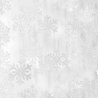 Snowflake-Snow Silver Christmas Party-Decoration Garland - 52ft Frozen Winter Wonderland Ornaments Hanging Paper Streamers,New Years Birthday Baby Shower Wedding Holiday Ceiling Decor Hugfond