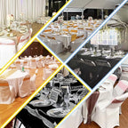 50 Pcs Chair Sashes Sequin Stretch Chair Bands Spandex Polyester Bows for Party Hotel Wedding Banquets Decoration - Green