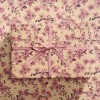 RUSPEPA Cherry Blossom Wrapping Paper Roll for Women Girls, Mini Roll, Pink Sakura Floral Kraft Gift Wrap Paper Perfect for Spring, Wedding, Birthday and Special Occasions, 17 Inches x 16.4 Feet