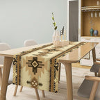 Aztec Table Runner Southwestern Ethnic Style Geometric Navajo Tribe Abstract Pattern Vintage Rustic Table Dinner Table Runner 13x70 Inch
