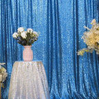 Eternal Beauty Turquoise Sequin Backdrop, 10x10 Ft Glitter Background Curtains for Shimmer Photography Party Wedding Birthday Back Drop Decor
