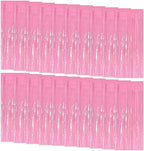 20 Pack Foil Curtain Pink Backdrop Streamers Metallic Tinsel Fringe Curtains Photo Booth Props for Birthday Wedding Engagement Bachelorette Christmas Holiday Celebration Party Decorations
