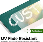 Custom Sign, Custom Street Sign, 11 Font Colors, 13 Font Styles, 4 Hole Options, 22 Sizes, 4x18 Inches, Rust Free DiBound, Fade Resistant, Made in USA by My Sign Center (Chalkboard Green)