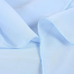 Baby Blue Table Skirt for Birthday Party14ft Rectangle or Round Chiffon Table Skirt for Boy Gender Birthday Mermaid Theme Party Decoration