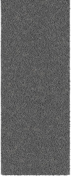 Ottomanson 2' x 3' Shaggy Area Rug - Plush & Cozy Non-Slip Carpet for Bedroom, Living Room & Nursery - Non Shedding & Durable for High-Traffic Areas, Gray